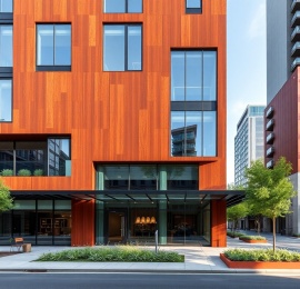 Corten Cladding for Commercial Building