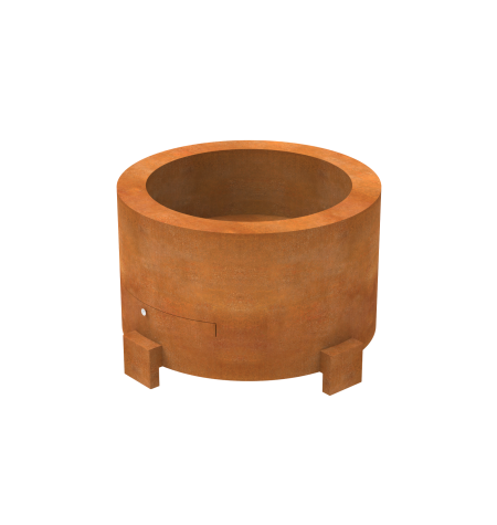 Corten Steel Wood Fire Pit
