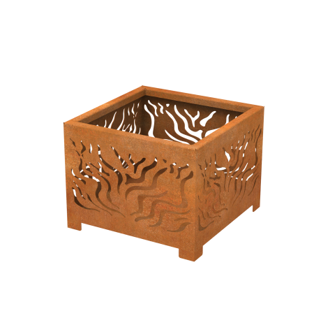 Corten Steel Wood Fire Pit