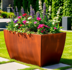 corten Steel planter