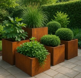 Custom Corten Planter