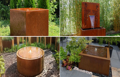 corten water feature, corten steel water feature, corten steel manufacturer, corten steel supplier