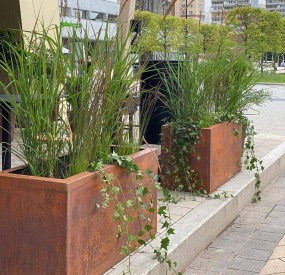 corten Steel planter