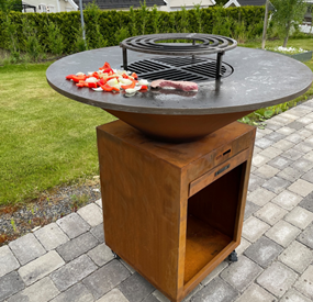 Corten Steel BBQ Grill