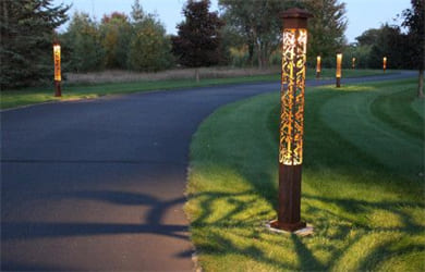 AHL CORTEN garden lights