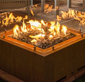 natural gas fire pit