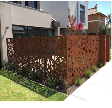 corten steel screens