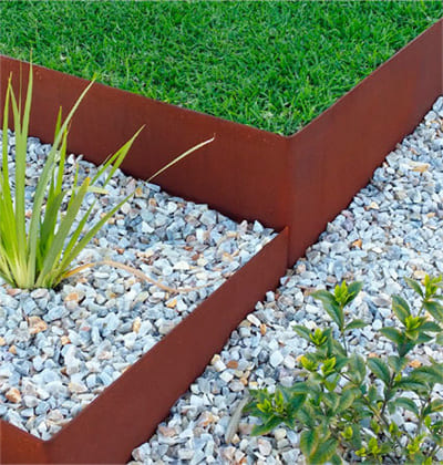 Economic and durabl,corten steel edging,for outdoor furniture