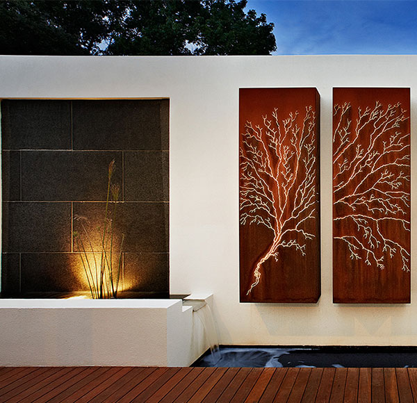 Corten Steel Lighting Corten Steel Lighting