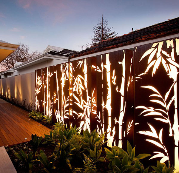 Corten Steel Lighting