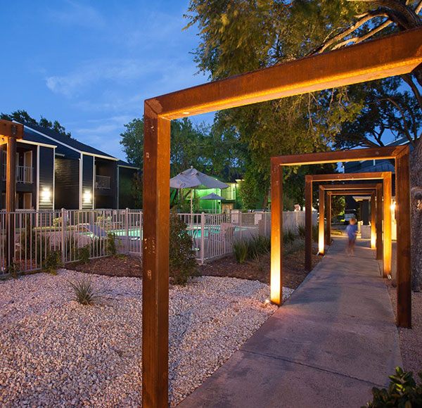 Corten Steel Lighting Corten Steel Lighting