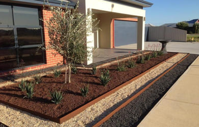 corten steel edging