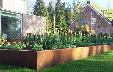 corten steel edging