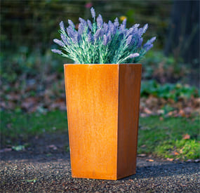 corten Steel planter pot