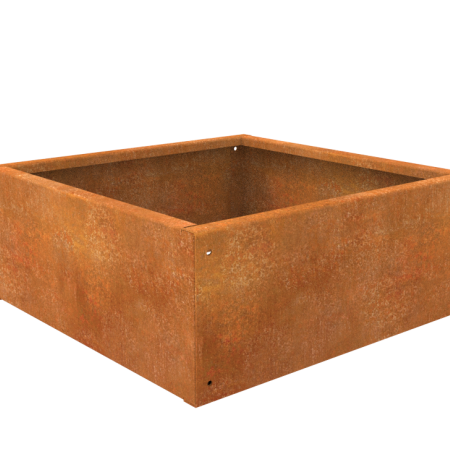 Steel planter pot