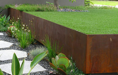 corten steel edging