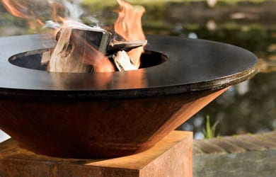 corten steel BBQ